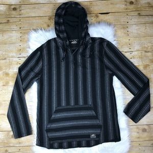 Men’s VANS light weight, striped hoodie